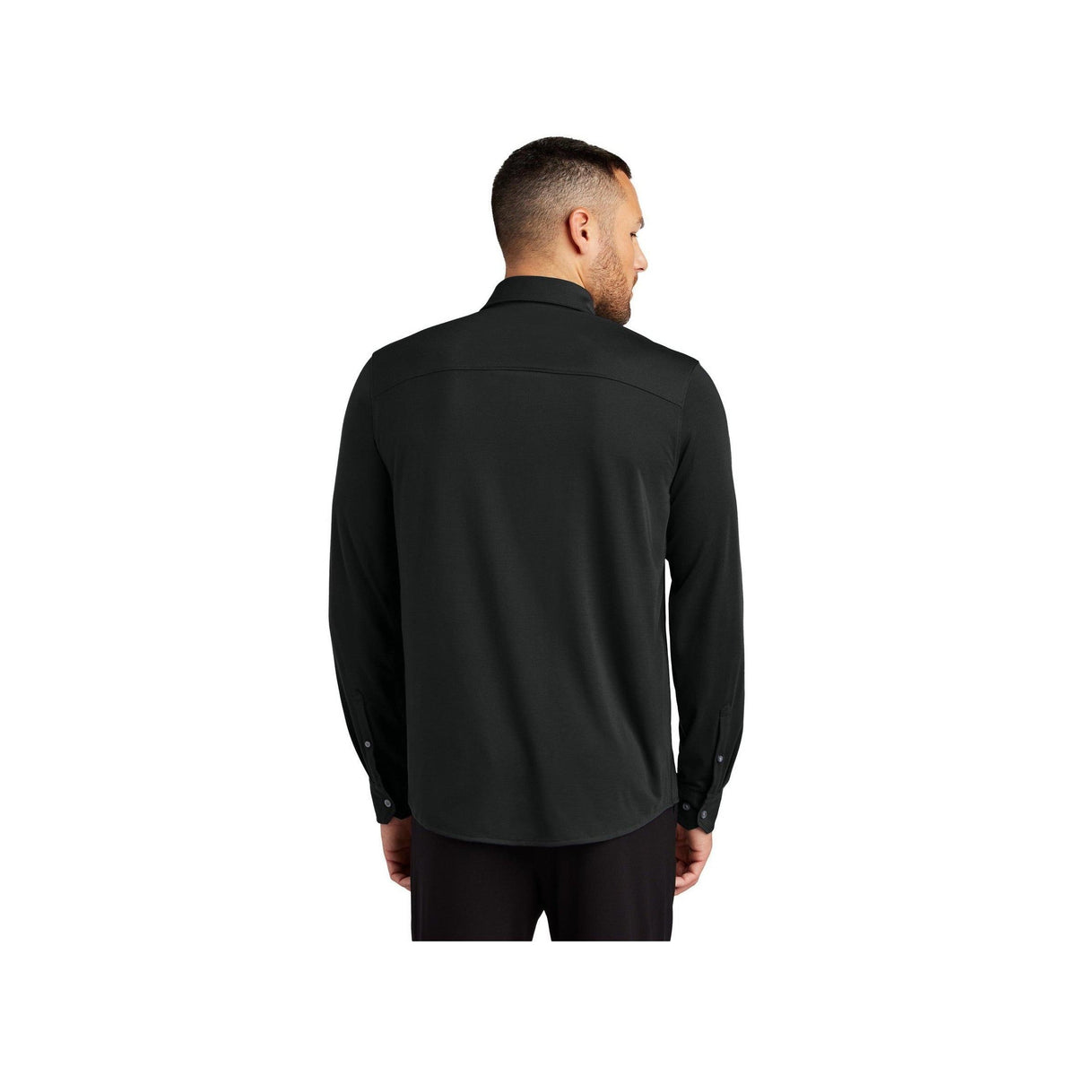 no-logo Mercer+Mettle Stretch Jersey Long Sleeve Shirt-Mercer Mettle-Thread Logic