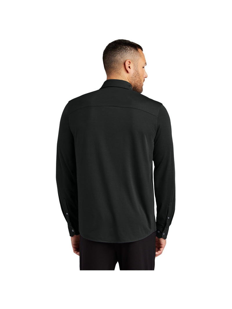 no-logo Mercer+Mettle Stretch Jersey Long Sleeve Shirt-Mercer Mettle-Thread Logic