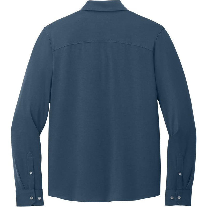 no-logo Mercer+Mettle Stretch Jersey Long Sleeve Shirt-Mercer Mettle-Thread Logic