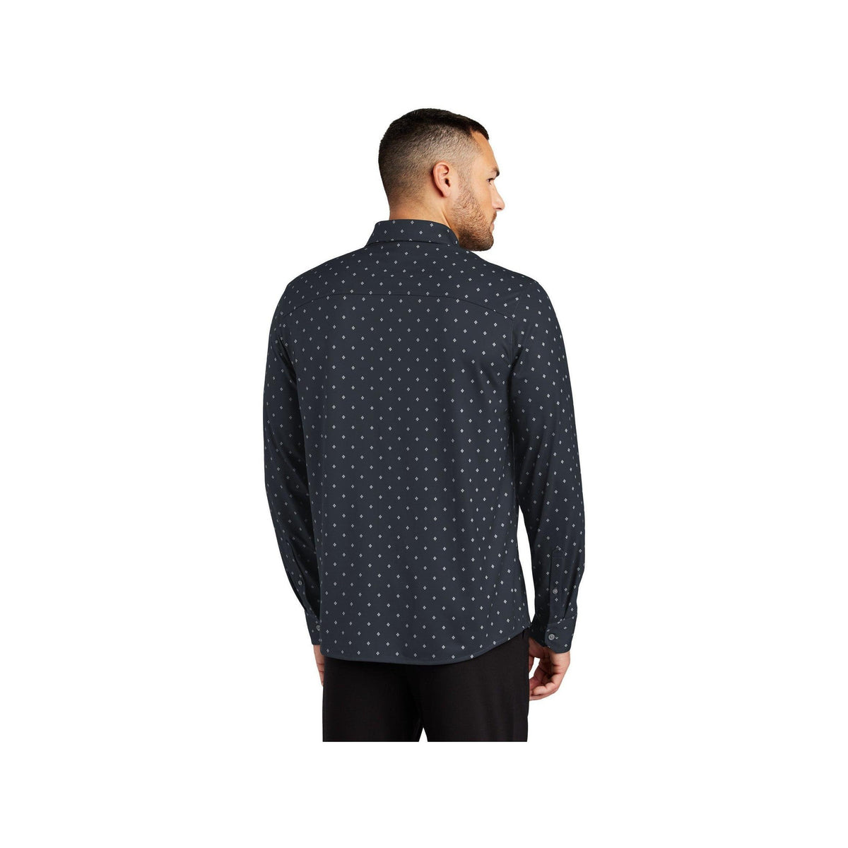 no-logo Mercer+Mettle Stretch Jersey Long Sleeve Shirt-Mercer Mettle-Thread Logic
