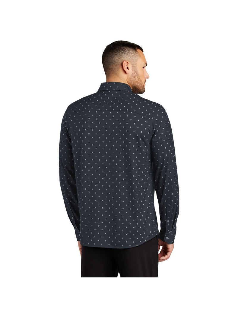 no-logo Mercer+Mettle Stretch Jersey Long Sleeve Shirt-Mercer Mettle-Thread Logic