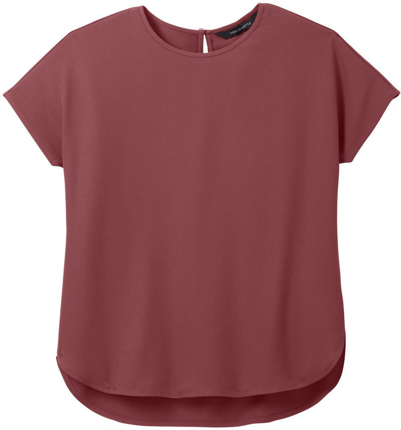 Mercer+Mettle Ladies Stretch Crepe Crew