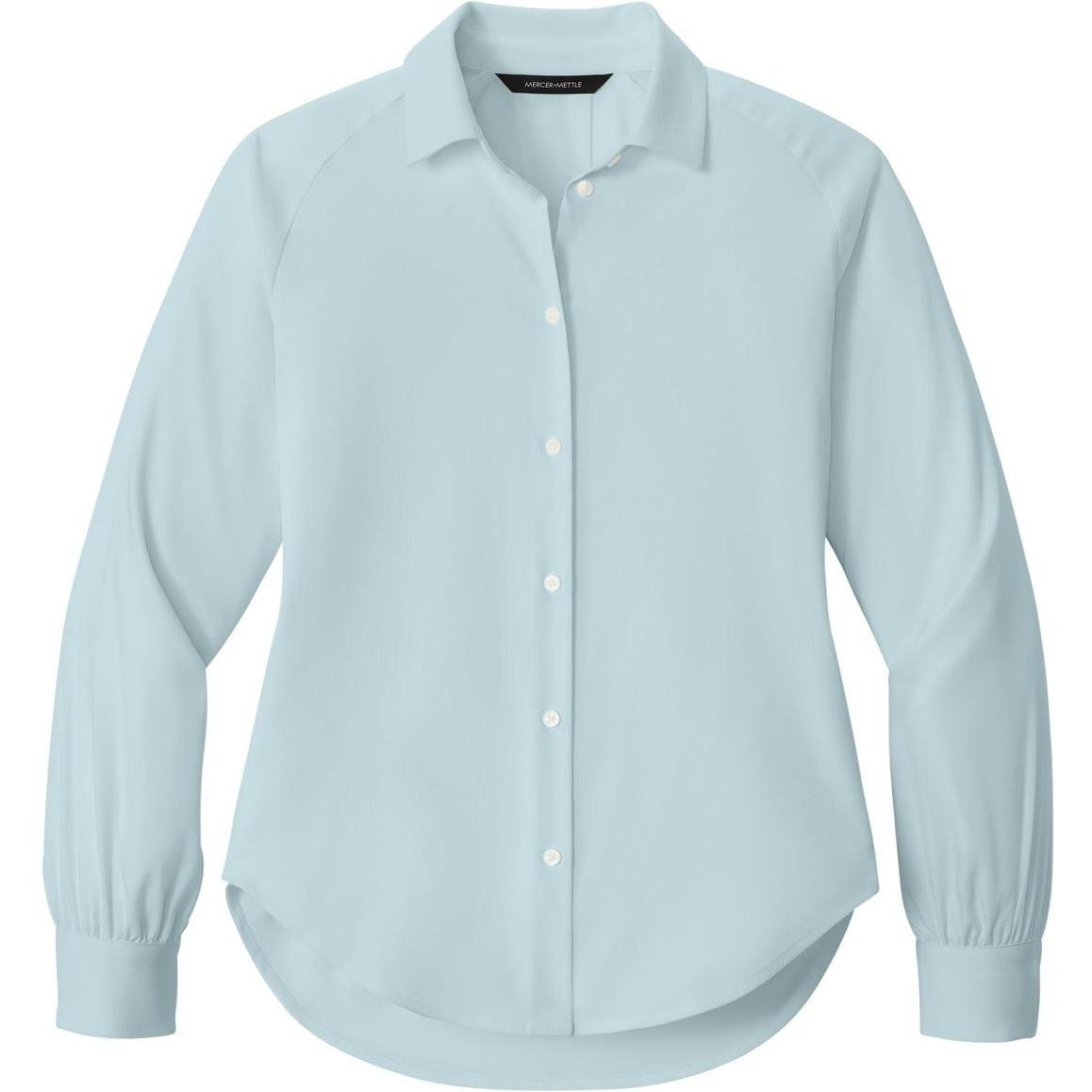 no-logo Mercer+Mettle Women's Long Sleeve Buttery Soft Blouse