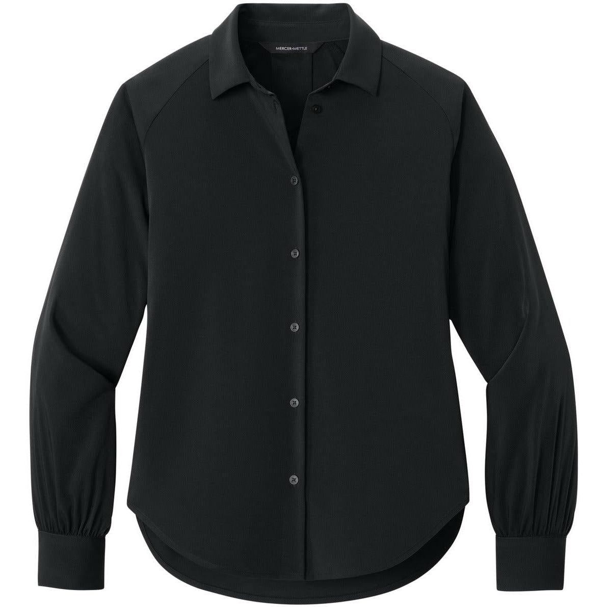 no-logo Mercer+Mettle Women's Long Sleeve Buttery Soft Blouse