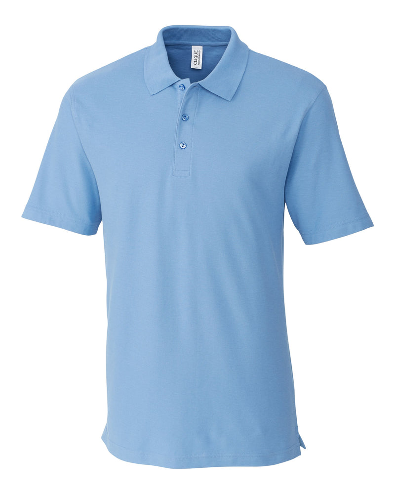 Clique Addison All Cotton Pique Short Sleeve Polo