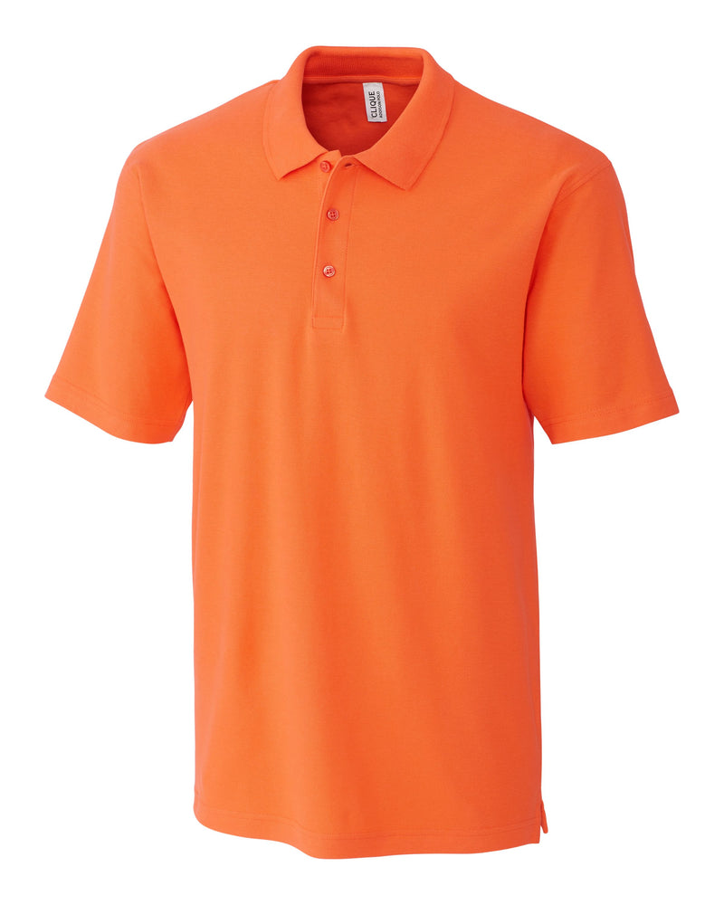 Clique Addison All Cotton Pique Short Sleeve Polo