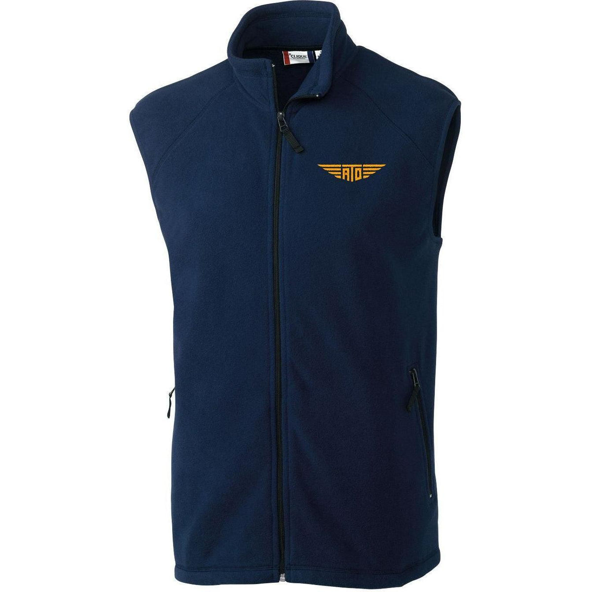 no-logo Clique Summit Full Zip Microfleece Vest-Vests-Clique-Thread Logic