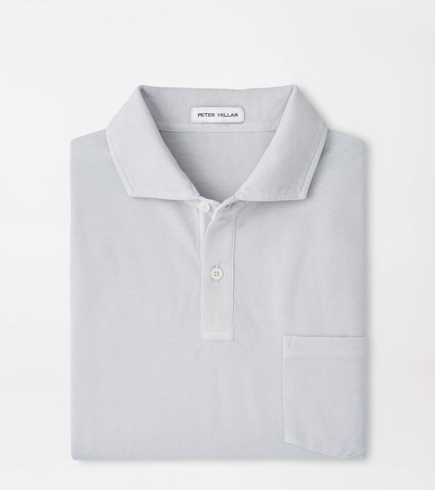 no-logo Peter Millar Everyday Piqué Polo-Peter Millar-British Grey-S-Thread Logic