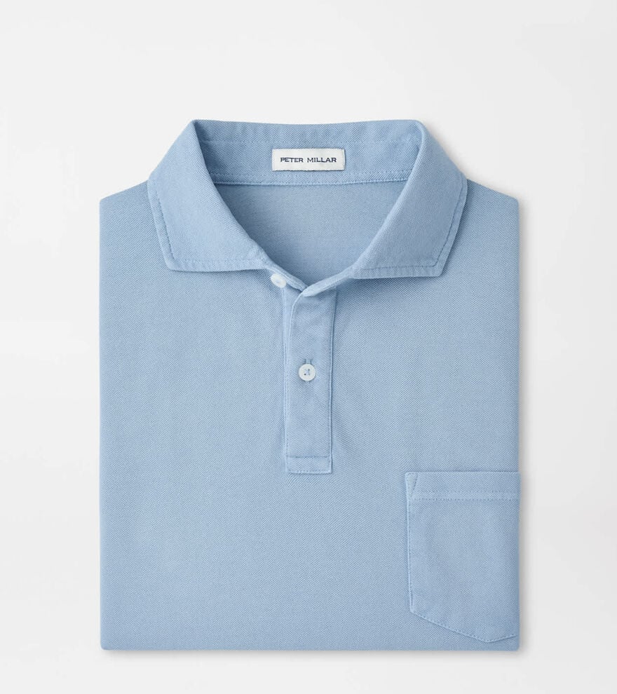 no-logo Peter Millar Everyday Piqué Polo-Peter Millar-Cottage Blue-S-Thread Logic