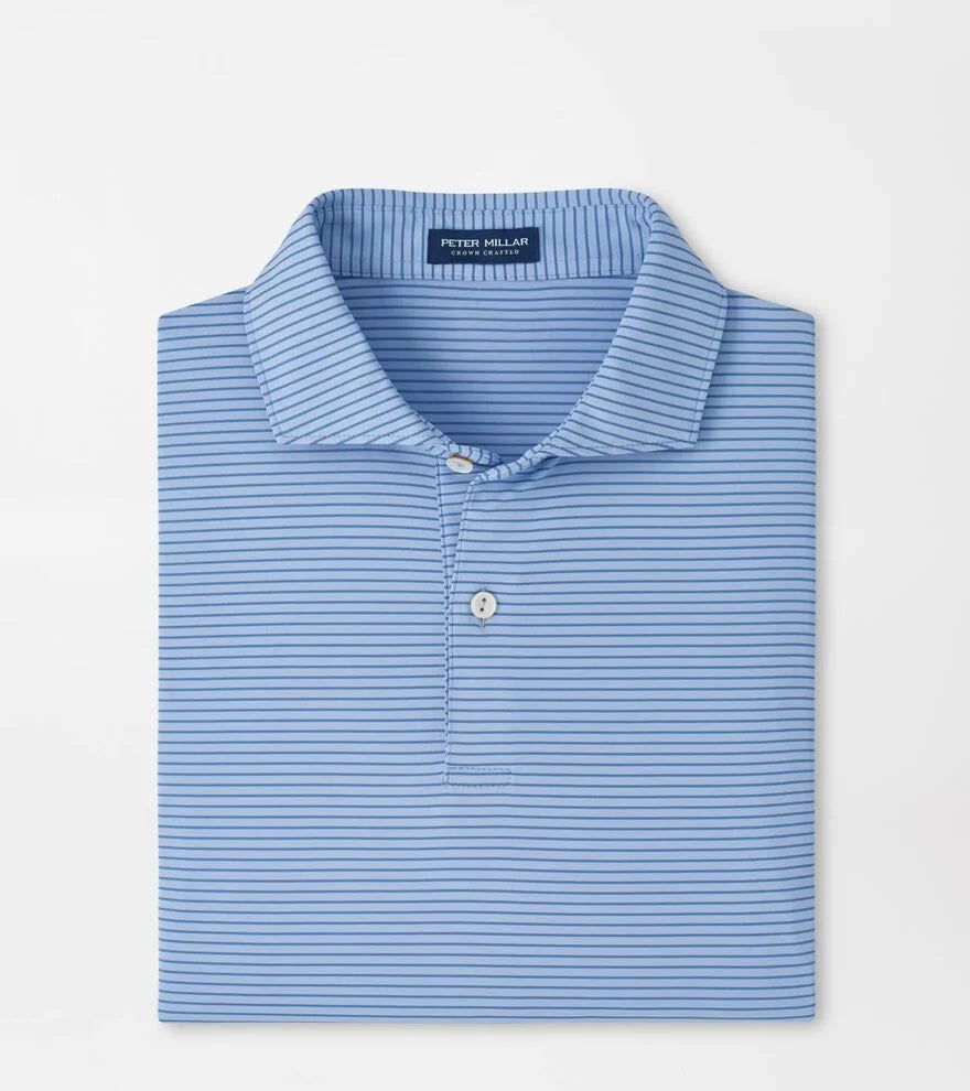 no-logo Peter Millar Ballad Performance Jersey Polo-Peter Millar-Iris Mist-S-Thread Logic