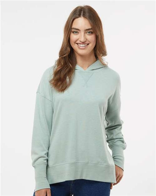no-logo MV Sport Ladies French Terry Hooded Sweatshirt-Apparel-MV Sport-Thread Logic