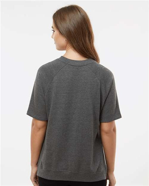no-logo MV Sport Ladies French Terry Short Sleeve Crewneck Pullover-Apparel-MV Sport-Thread Logic