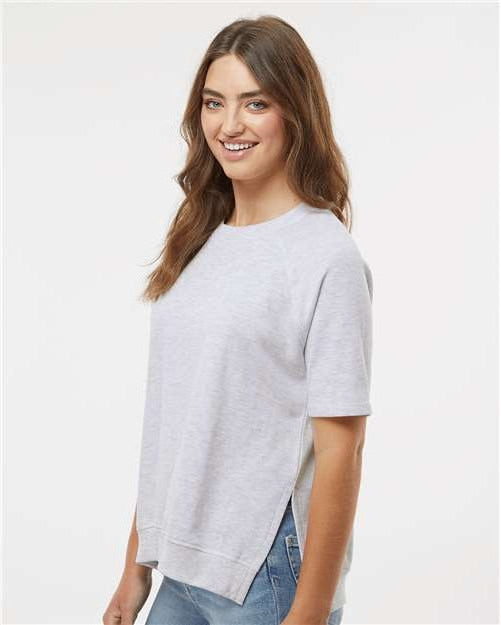 no-logo MV Sport Ladies French Terry Short Sleeve Crewneck Pullover-Apparel-MV Sport-Thread Logic