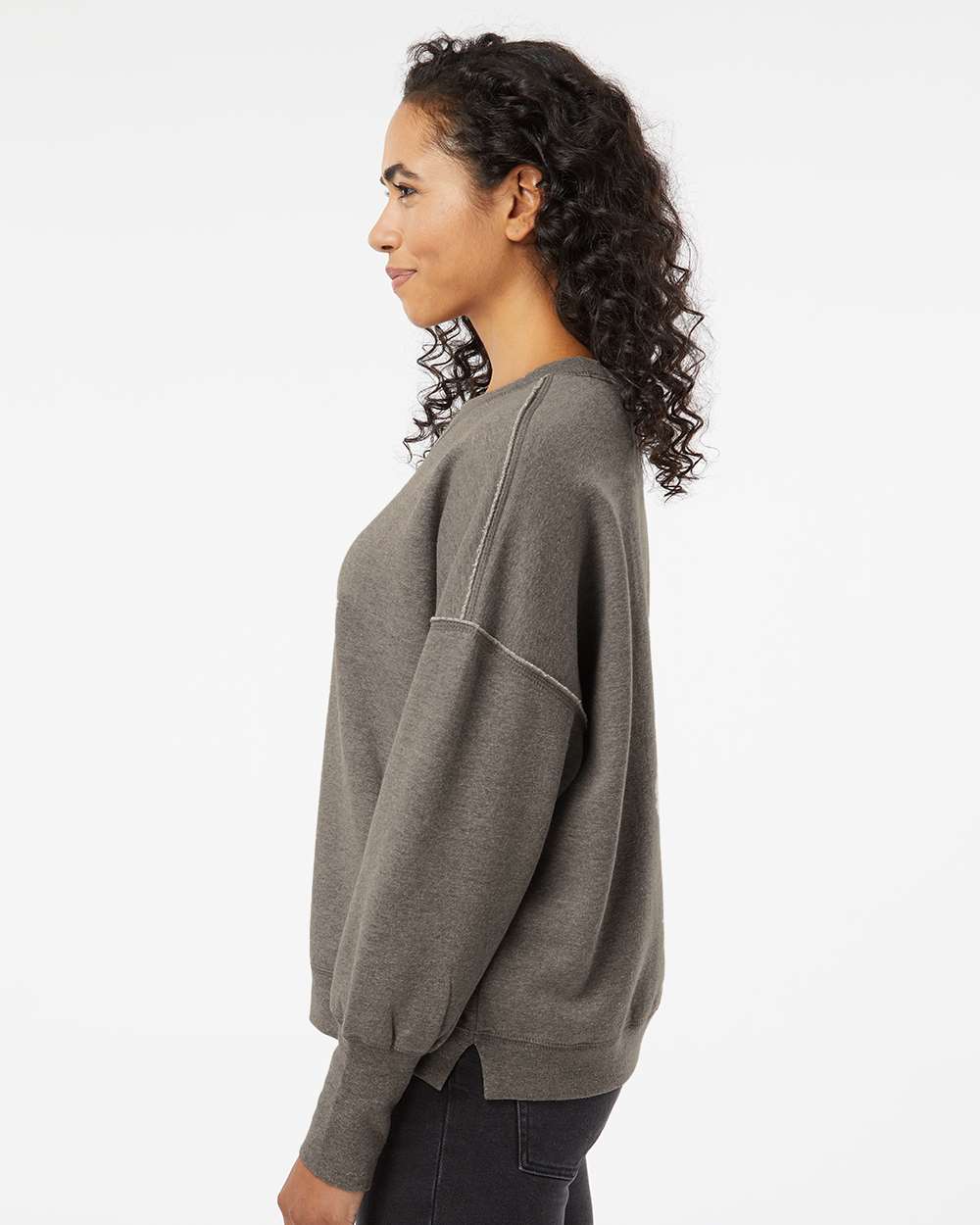no-logo MV Sport Ladies Sueded Fleece Crewneck Sweatshirt-Fleece-MV Sport-Thread Logic