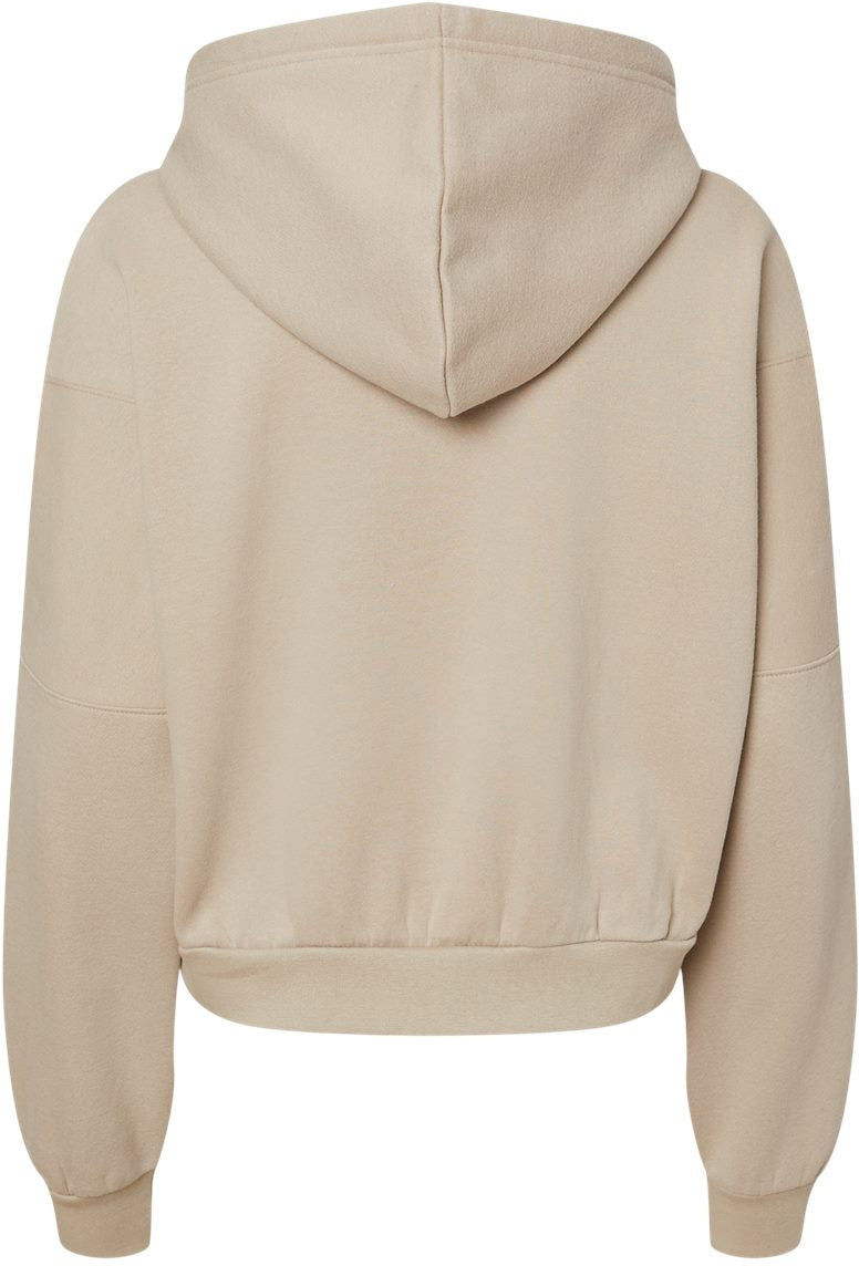 no-logo MV Sport Ladies Sueded Fleece Cropped Hooded Sweatshirt-Fleece-MV Sport-Thread Logic