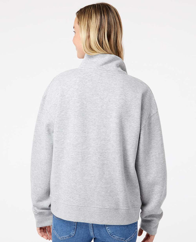 no-logo MV Sport Ladies Sueded Fleece Quarter-Zip Sweatshirt-Fleece-MV Sport-Thread Logic