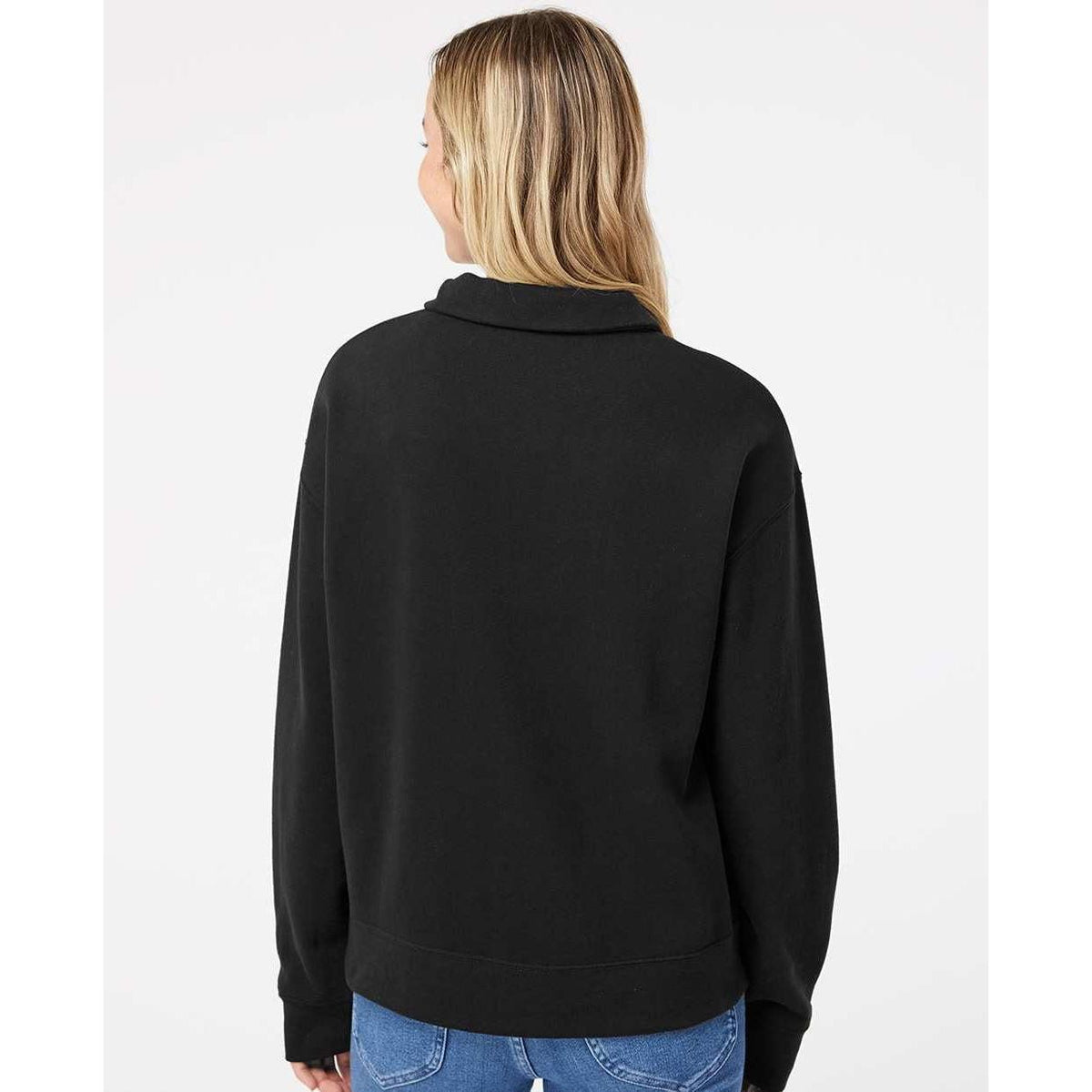 no-logo MV Sport Ladies Sueded Fleece Quarter-Zip Sweatshirt-Fleece-MV Sport-Thread Logic