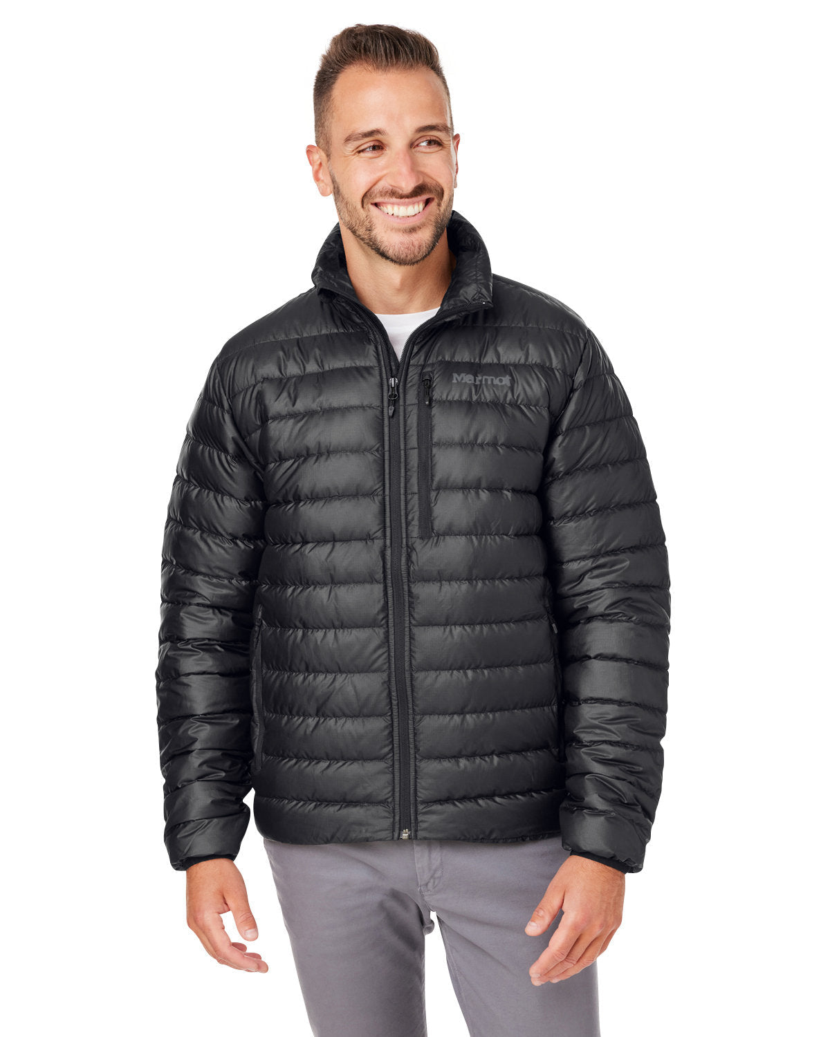  Marmot Highlander Down Jacket-Outerwear-Marmot-Black-S-Thread Logic