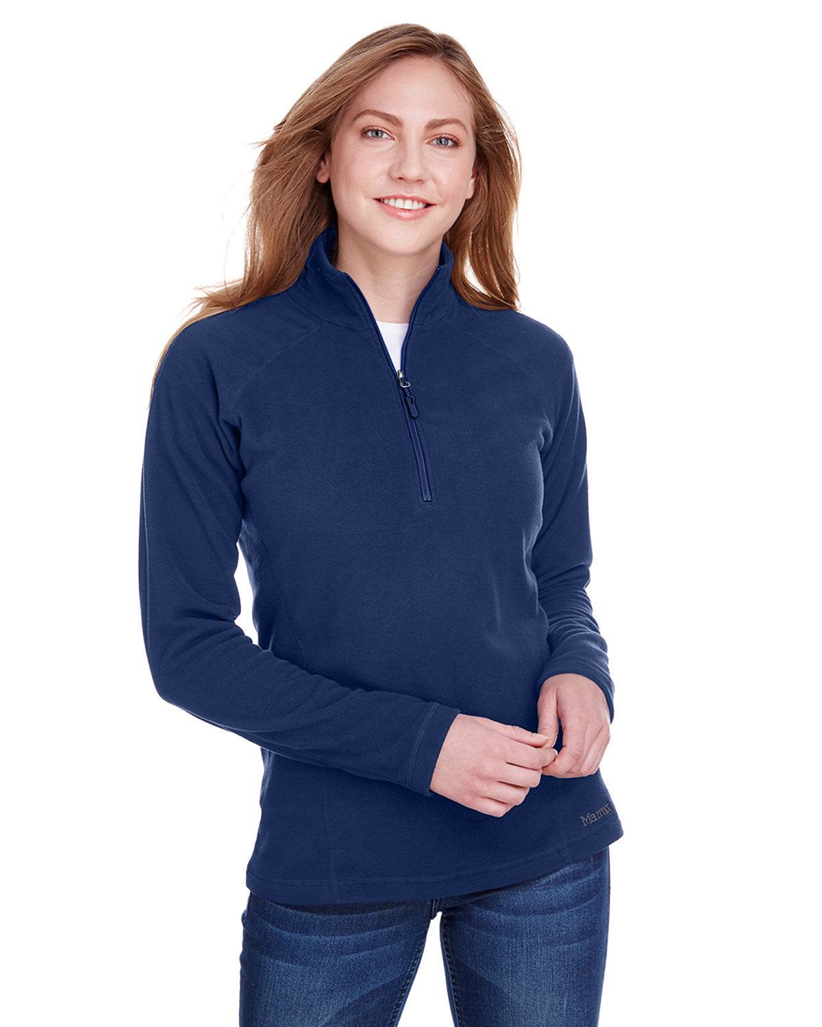  Marmot Ladies Rocklin Fleece Half-Zip-Ladies Layering-Marmot-Artic Navy-S-Thread Logic