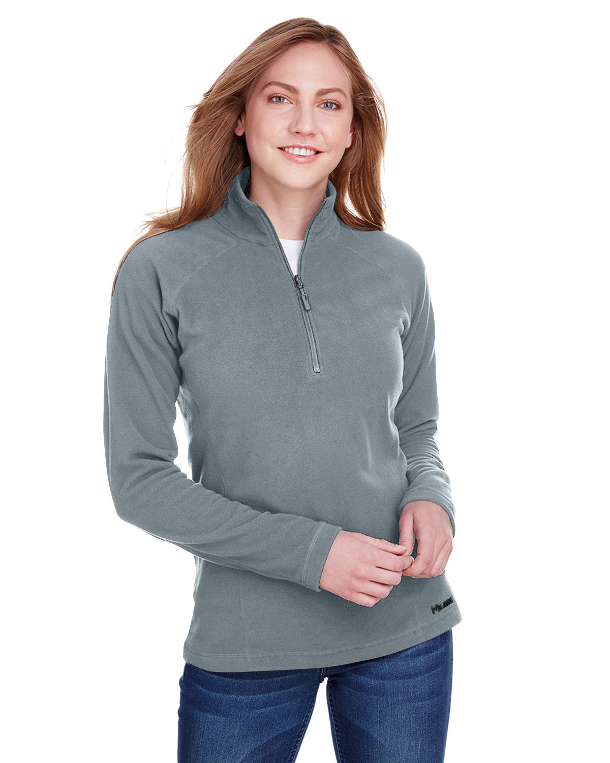  Marmot Ladies Rocklin Fleece Half-Zip-Ladies Layering-Marmot-Steel Onyx-S-Thread Logic