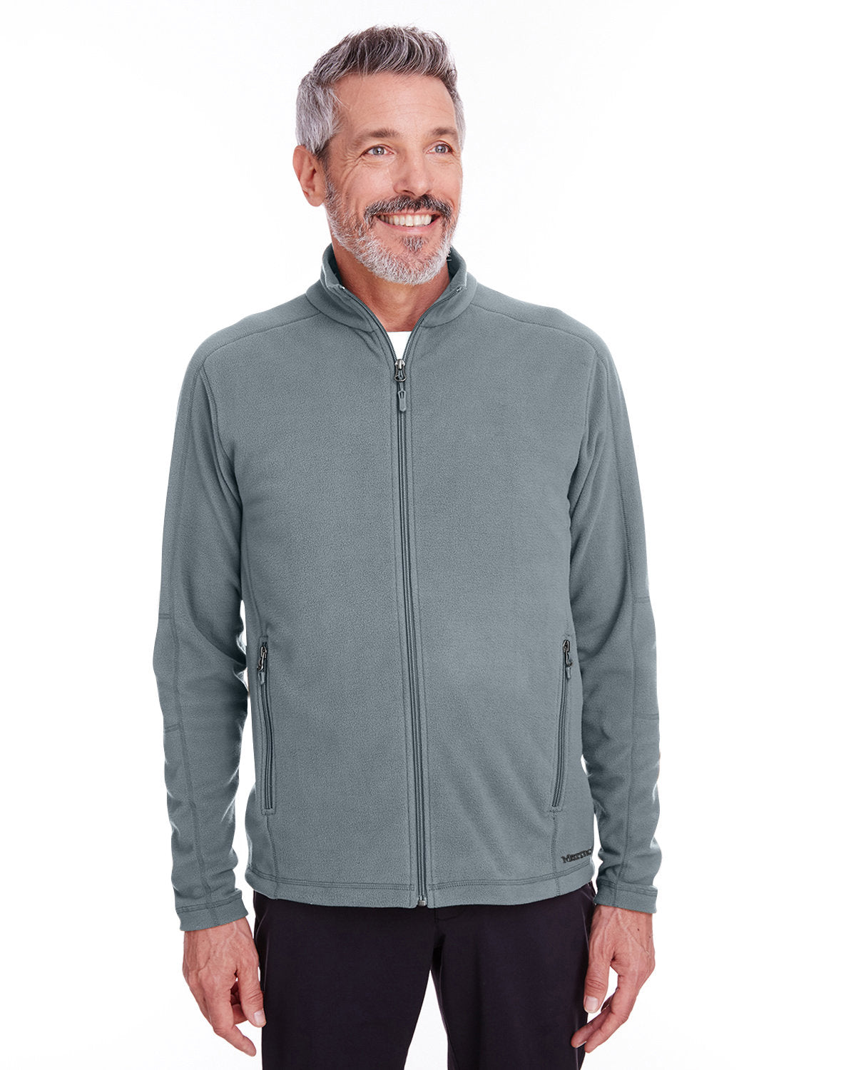  Marmot Rocklin Fleece Full-Zip Jacket-Men's Jackets-Marmot-Steel Onyx-S-Thread Logic