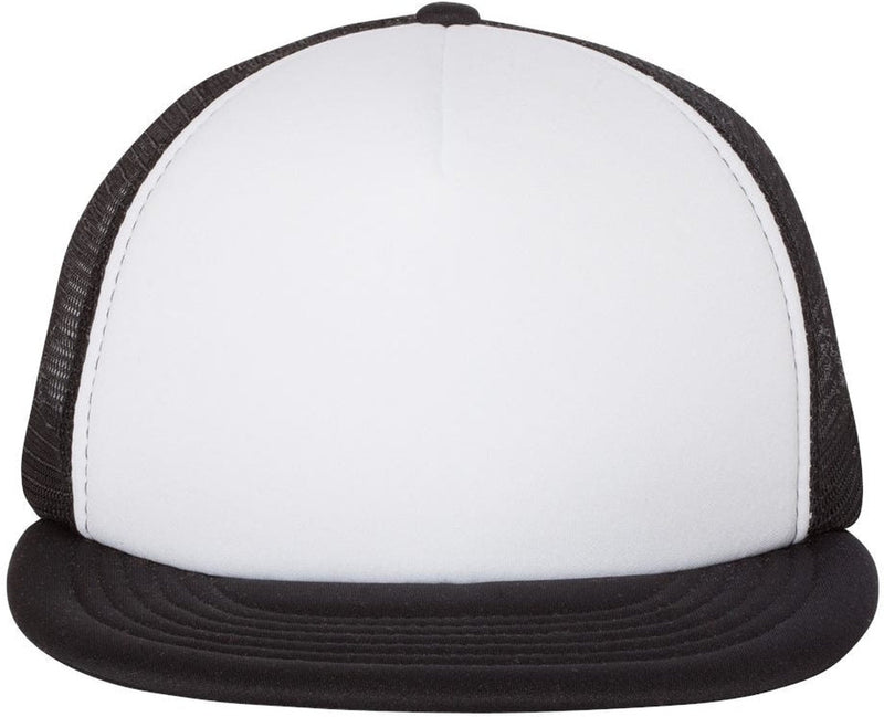 Mega Cap Foam Front Flat Bill Trucker Cap