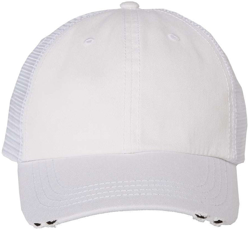 Mega Cap Frayed-Bill Twill Cap