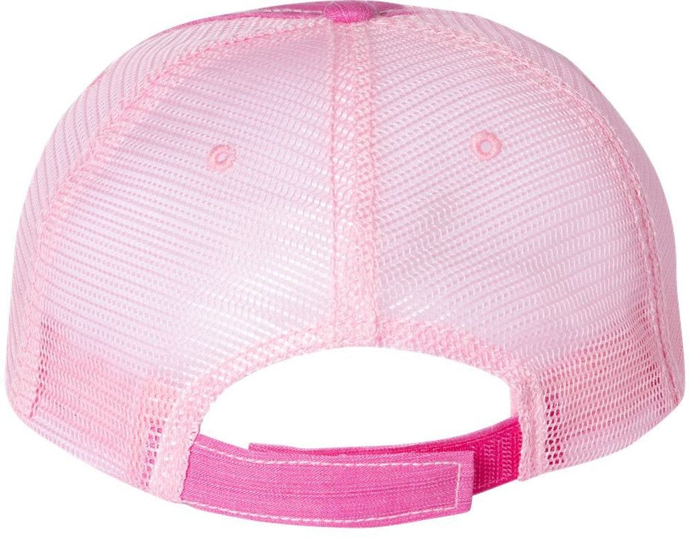 no-logo Mega Cap Herringbone Trucker Cap-Caps-Mega Cap-Thread Logic 