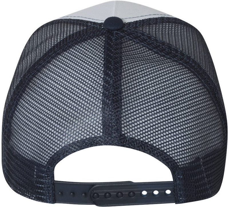 no-logo Mega Cap Recycled PET Mesh-Back Trucker Cap-Headwear-Mega Cap-Thread Logic 