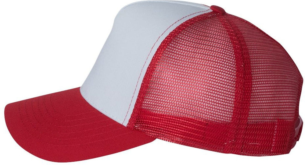 no-logo Mega Cap Recycled PET Mesh-Back Trucker Cap-Headwear-Mega Cap-Thread Logic 