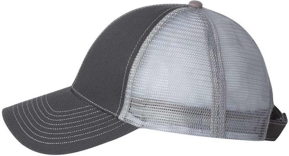 no-logo Mega Cap Twill Front Trucker Cap-Caps-Mega Cap-Thread Logic 