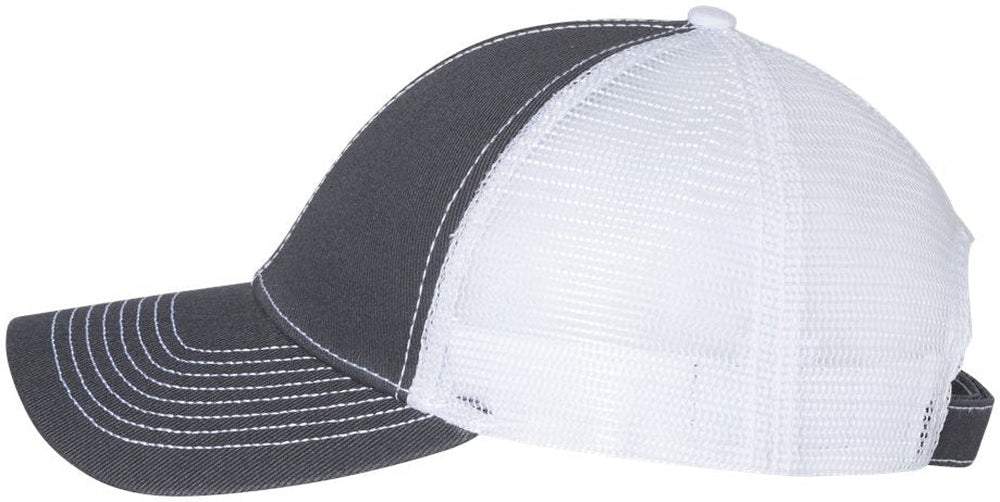 no-logo Mega Cap Twill Front Trucker Cap-Caps-Mega Cap-Thread Logic 