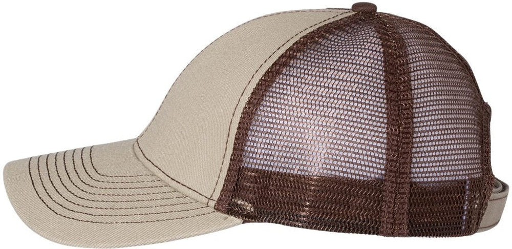 no-logo Mega Cap Twill Front Trucker Cap-Caps-Mega Cap-Thread Logic 