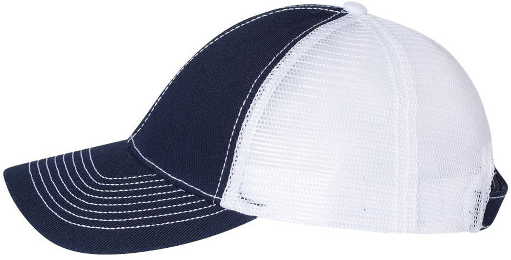 no-logo Mega Cap Twill Front Trucker Cap-Caps-Mega Cap-Thread Logic 