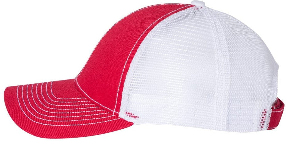 no-logo Mega Cap Twill Front Trucker Cap-Caps-Mega Cap-Thread Logic 