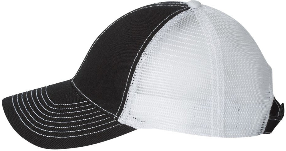 no-logo Mega Cap Twill Front Trucker Cap-Caps-Mega Cap-Thread Logic 