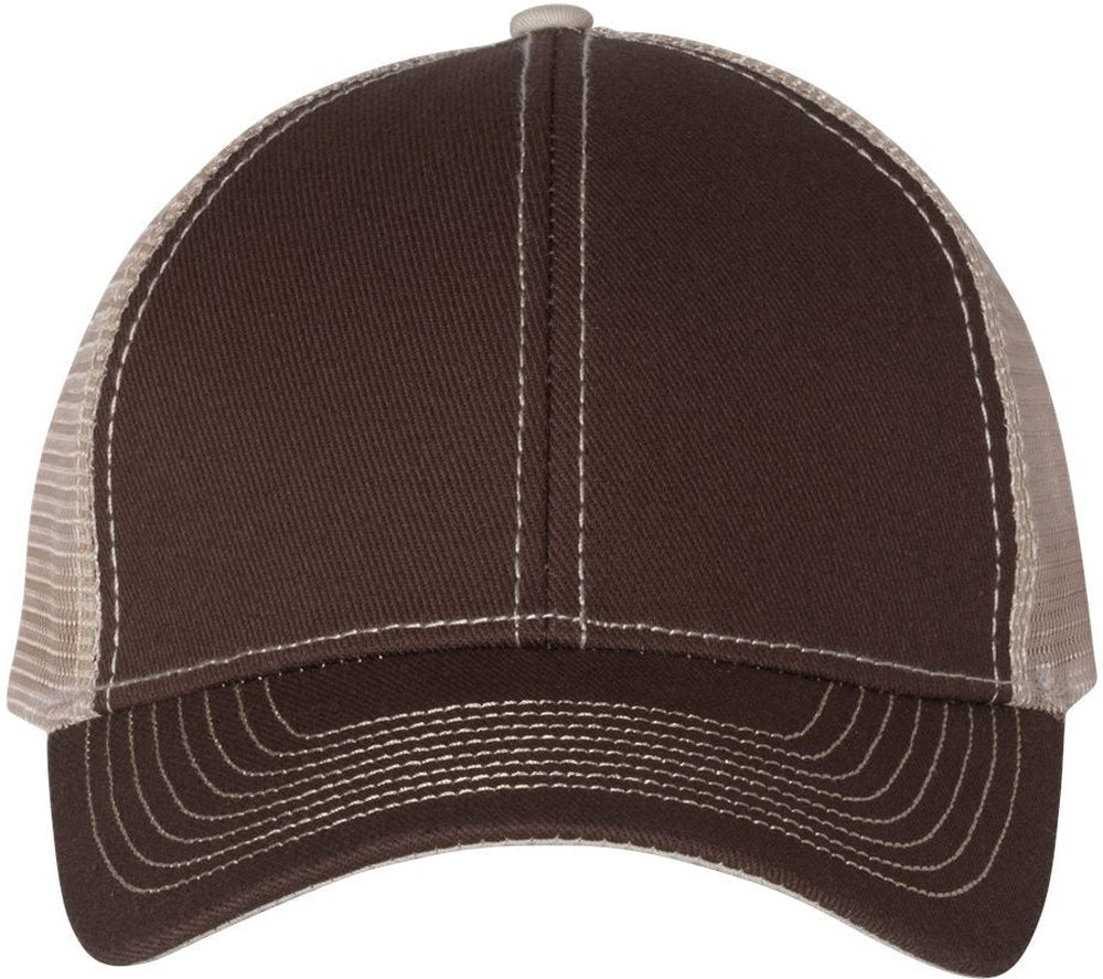 Mega Cap Twill Front Trucker Cap