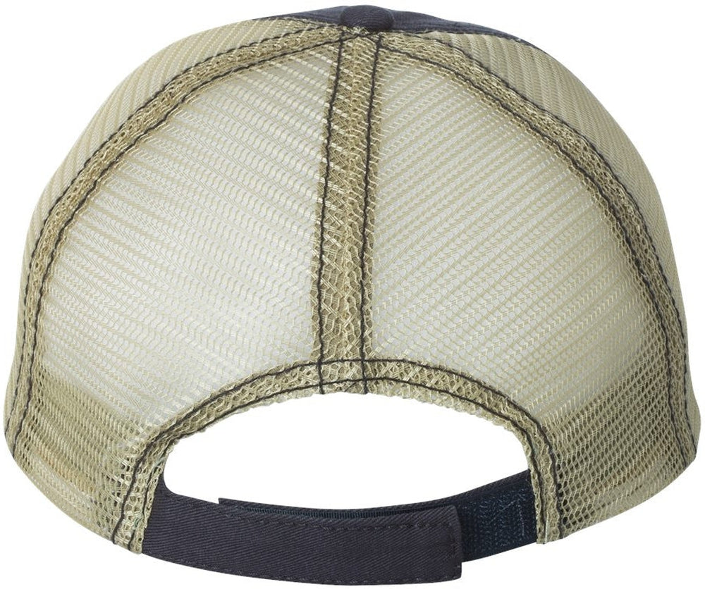 no-logo Mega Cap Washed Twill Trucker Cap-Caps-Mega Cap-Thread Logic 