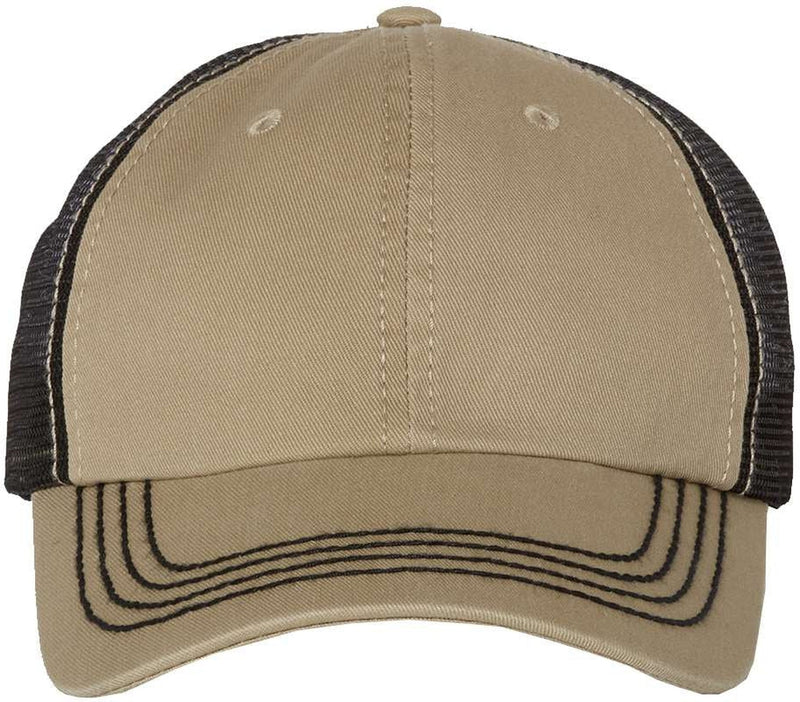 Mega Cap Washed Twill Trucker Cap