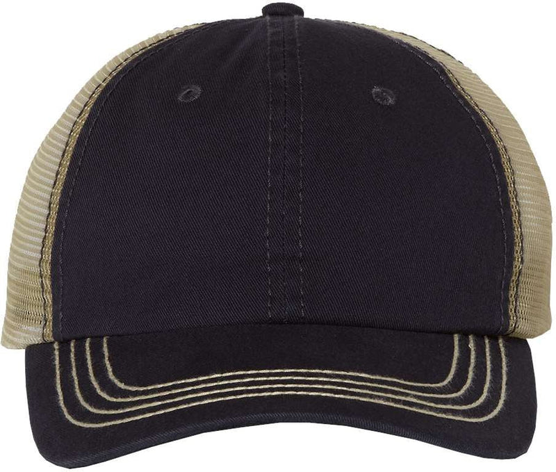 Mega Cap Washed Twill Trucker Cap