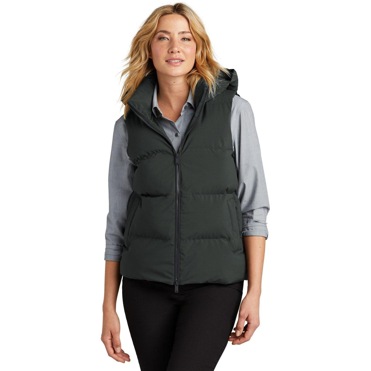 no-logo Mercer+Mettle Ladies Puffy Vest-Regular-Mercer Mettle-Thread Logic