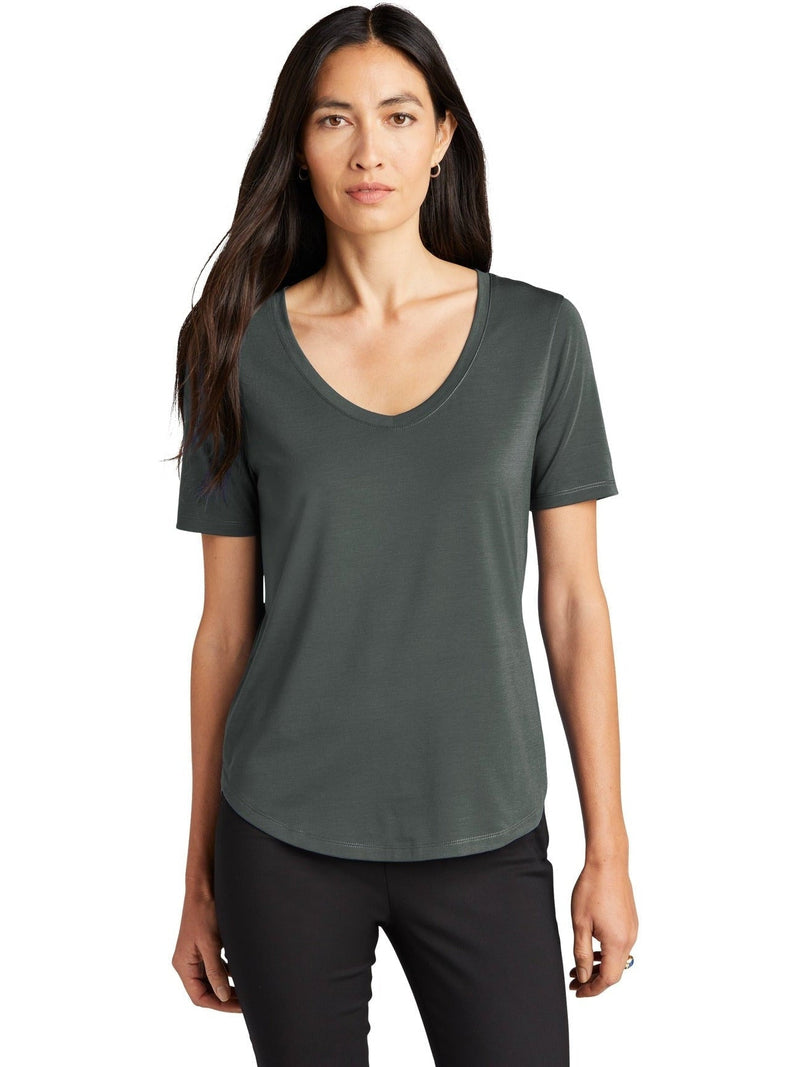 no-logo Mercer+Mettle Ladies Stretch Jersey Relaxed Scoop-Regular-Mercer Mettle-Thread Logic