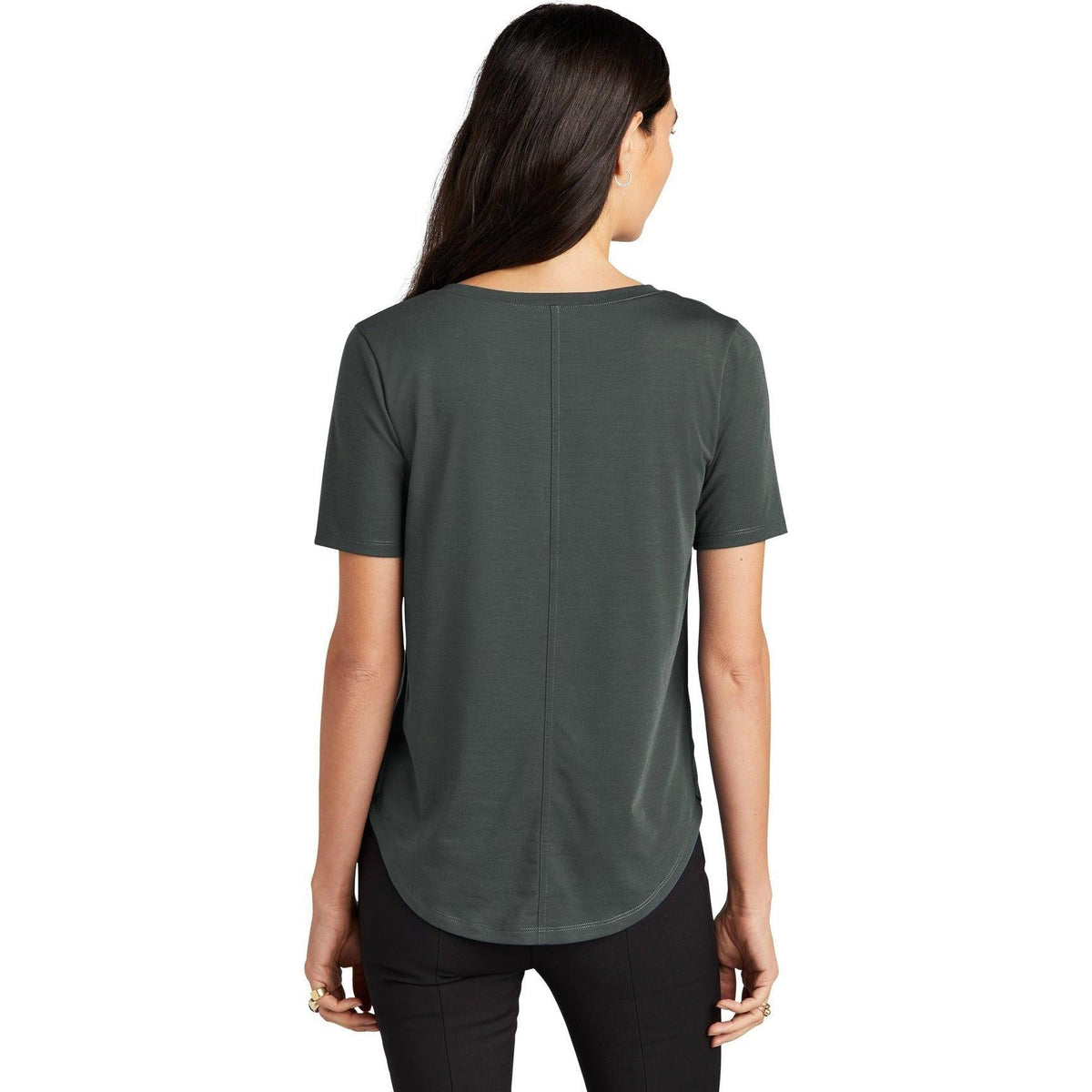 no-logo Mercer+Mettle Ladies Stretch Jersey Relaxed Scoop-Regular-Mercer Mettle-Thread Logic