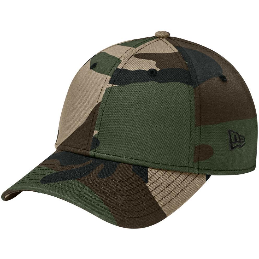 no-logo New Era Structured Fitted Cotton Cap-Headwear-New Era-Flag Camo-L/XL-Thread Logic