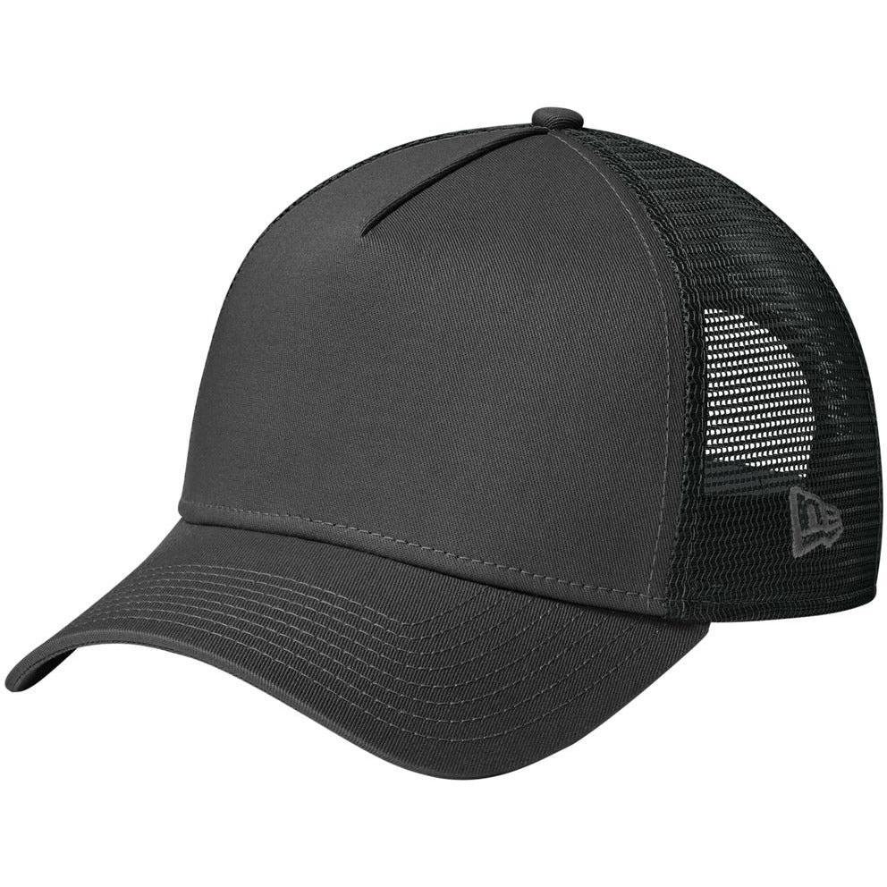 no-logo New Era Snapback Trucker Cap-Headwear-New Era-Flag Graphite/ Black-OSFA-Thread Logic