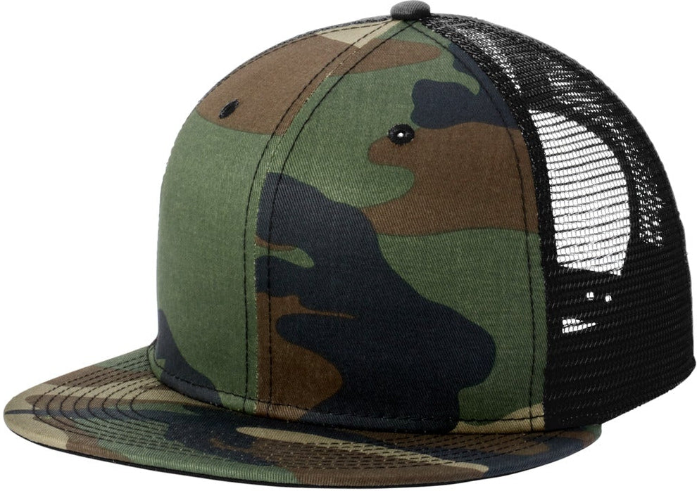 no-logo New Era Standard Fit Snapback Trucker Cap-New Era-Thread Logic