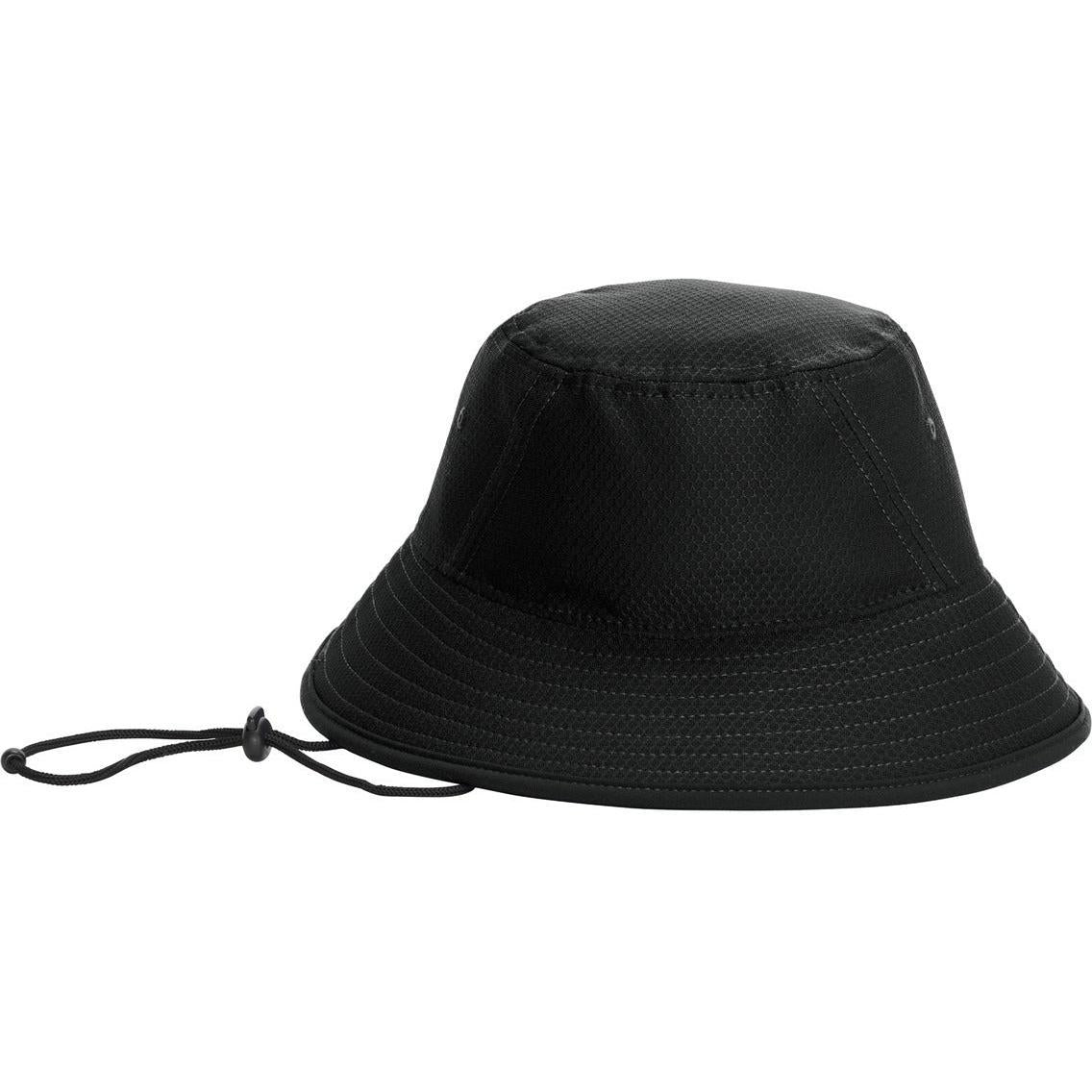 no-logo New Era Hex Era Bucket Hat-Headwear-New Era-Black-S/M-Thread Logic