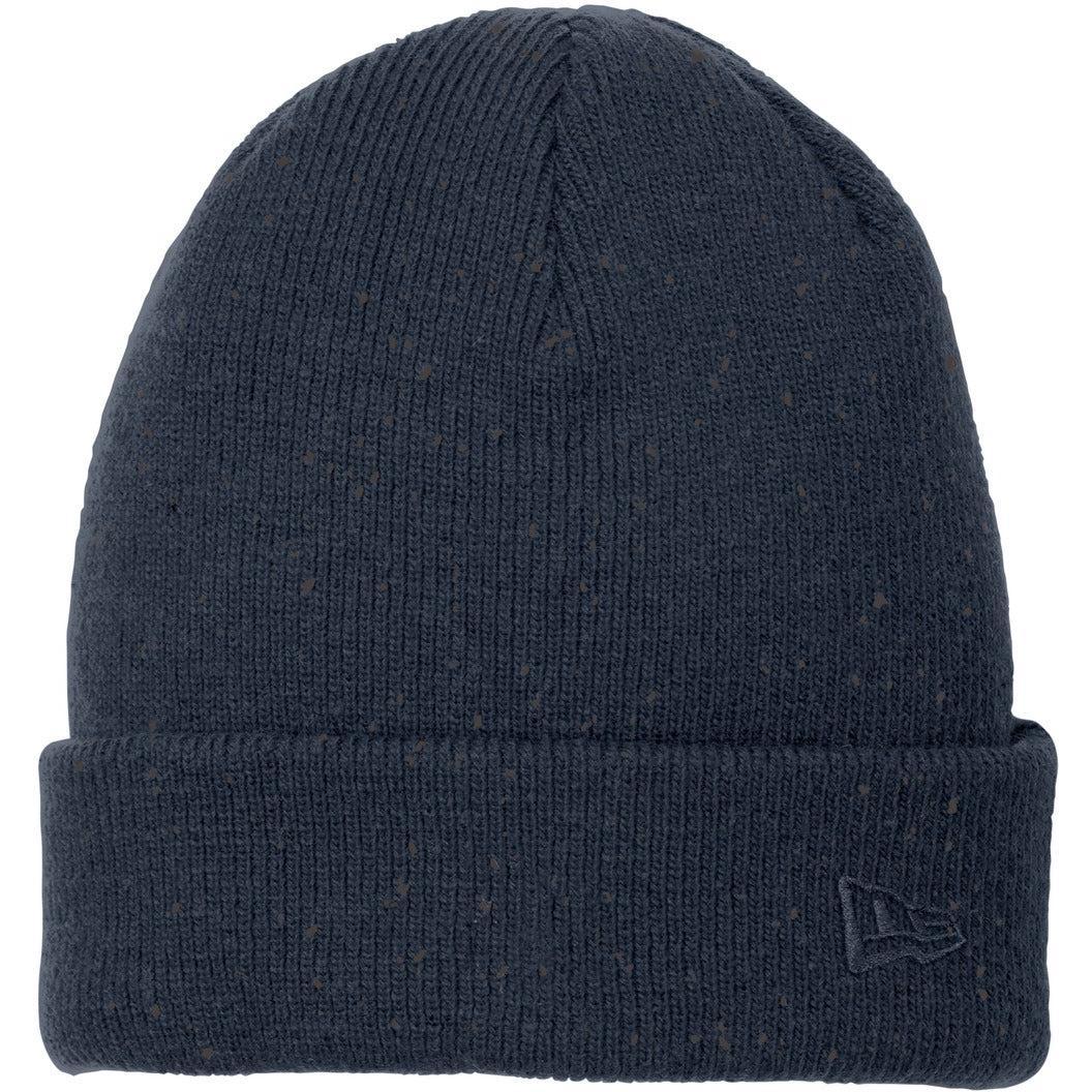 no-logo New Era Speckled Beanie-Headwear-New Era-Deep Navy/ Graphite-OSFA-Thread Logic