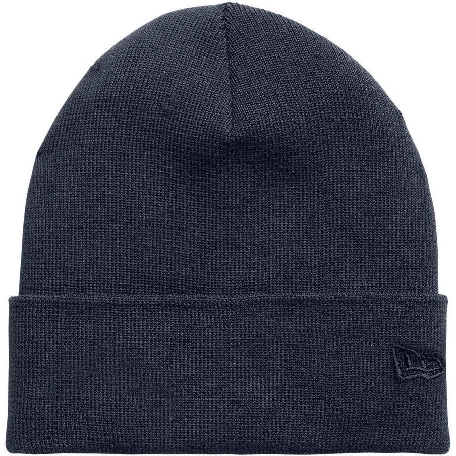 no-logo New Era Recycled Cuff Beanie-Headwear-New Era-Deep Navy-OSFA-Thread Logic