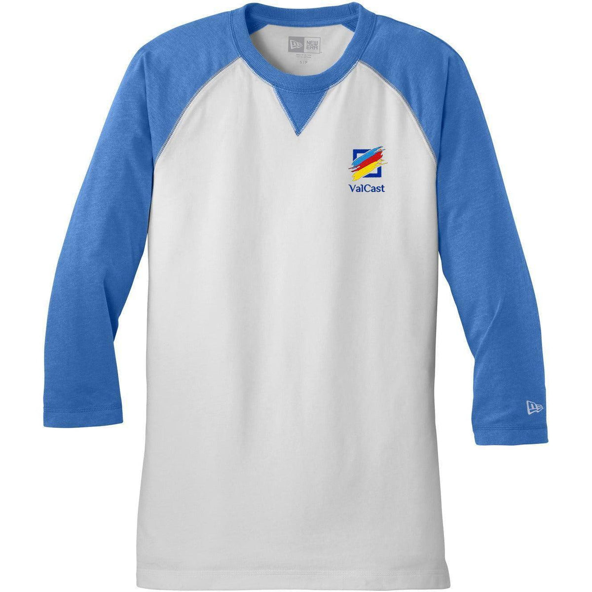 no-logo New Era Sueded Cotton 3/4-Sleeve Baseball Raglan Tee-Active-New Era-Thread Logic